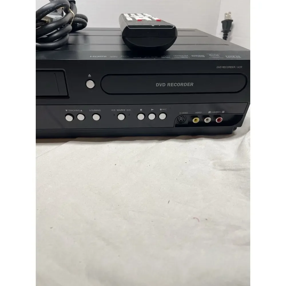 Funai ZV427FX4 DVD Recorder VHS VCR Combo HDMI Hi-Fi w/ Remote Tested Works